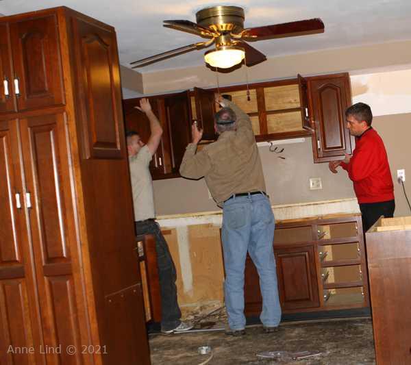 Cabinet removal