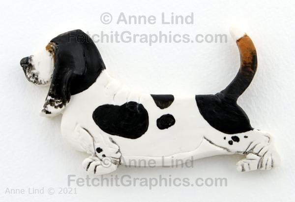 www.fetchitgraphics.com basset hound magnet